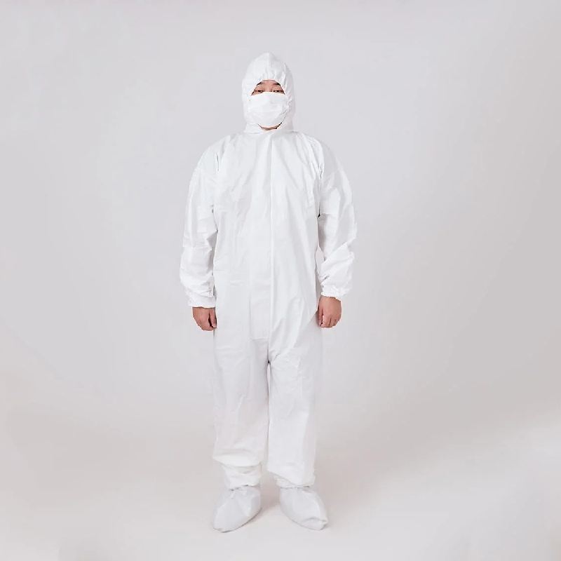 Ropa de trabajo desechable antistática de protección química, monos de tela no tejida