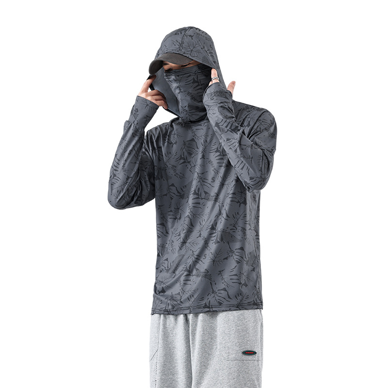 Ropa protectora exterior de pesca ultradelgada con protección UV, ligera y transpirable para el verano
