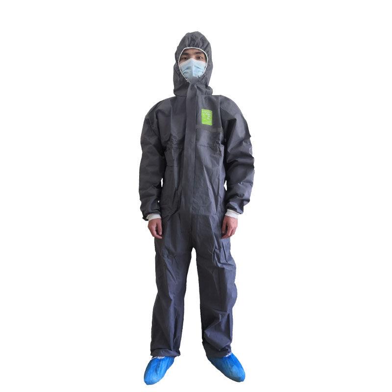 Traje de protección Guardwear OEM, traje de hazmat, kit de EPP, ropa desechable, overoles, vestimenta protectora