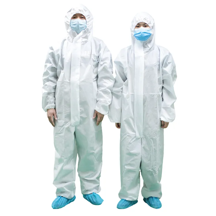 Mono desechable impermeable antistático de microporo ropa de protección