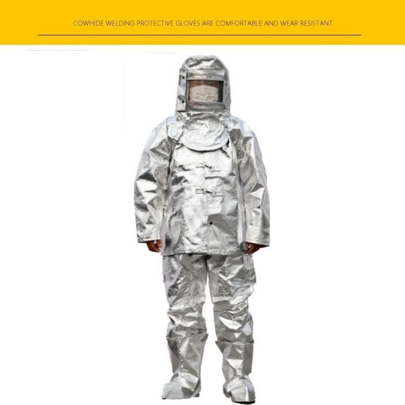 Kit de ropa protectora para soldadura, equipo de seguridad de alta temperatura, resistencia a las llamas