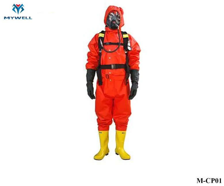 M-Cp01 Ropa y calzado de protección química para la lucha contra incendios en venta caliente