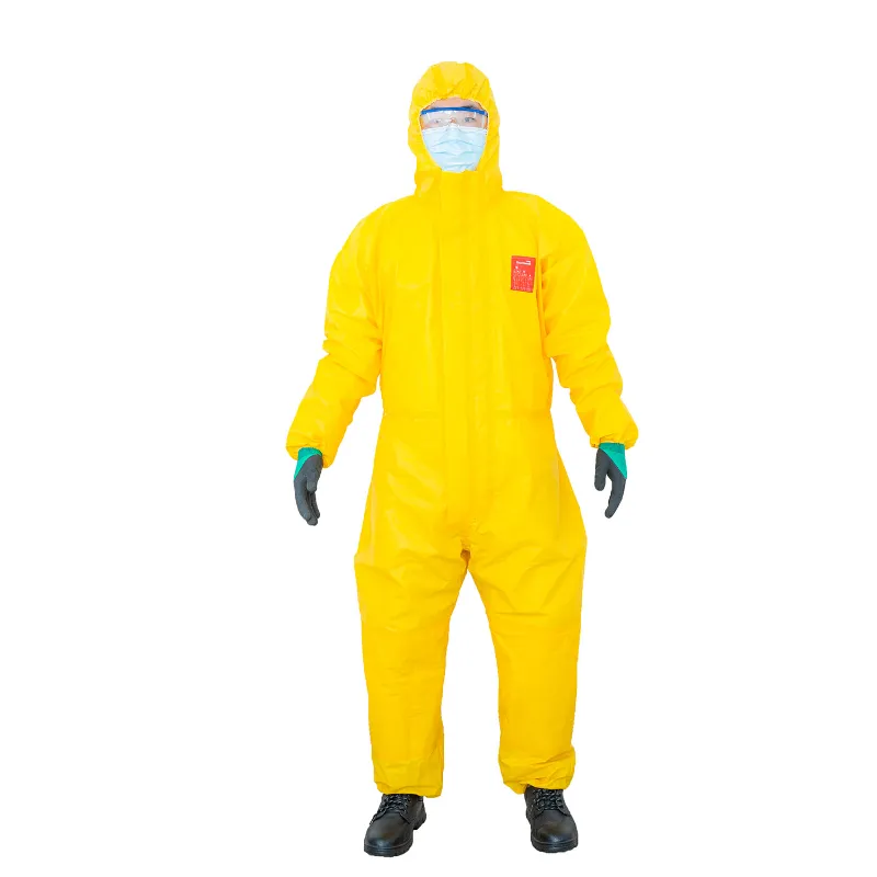 Protección química ropa protectora gruesa 3