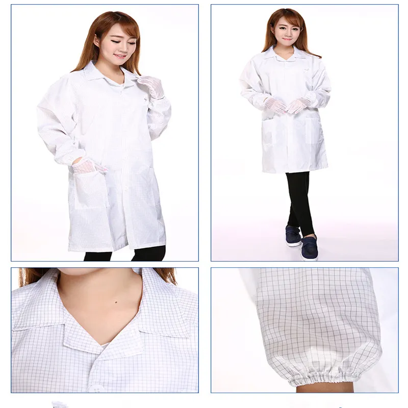 Ropa ESD de malla - Detalle