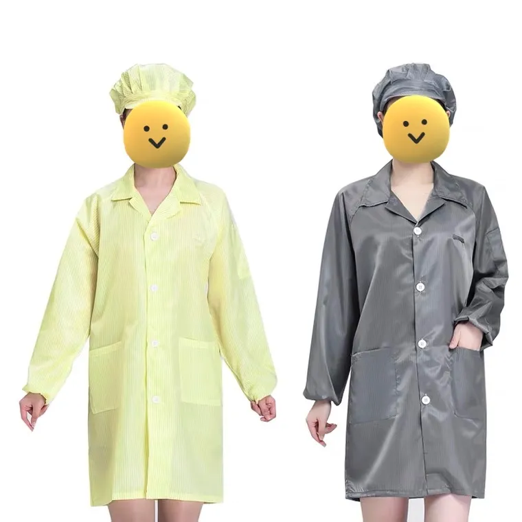 Venta Caliente Abrigo Antiestático Ropa Protectora para Taller Ropa ESD