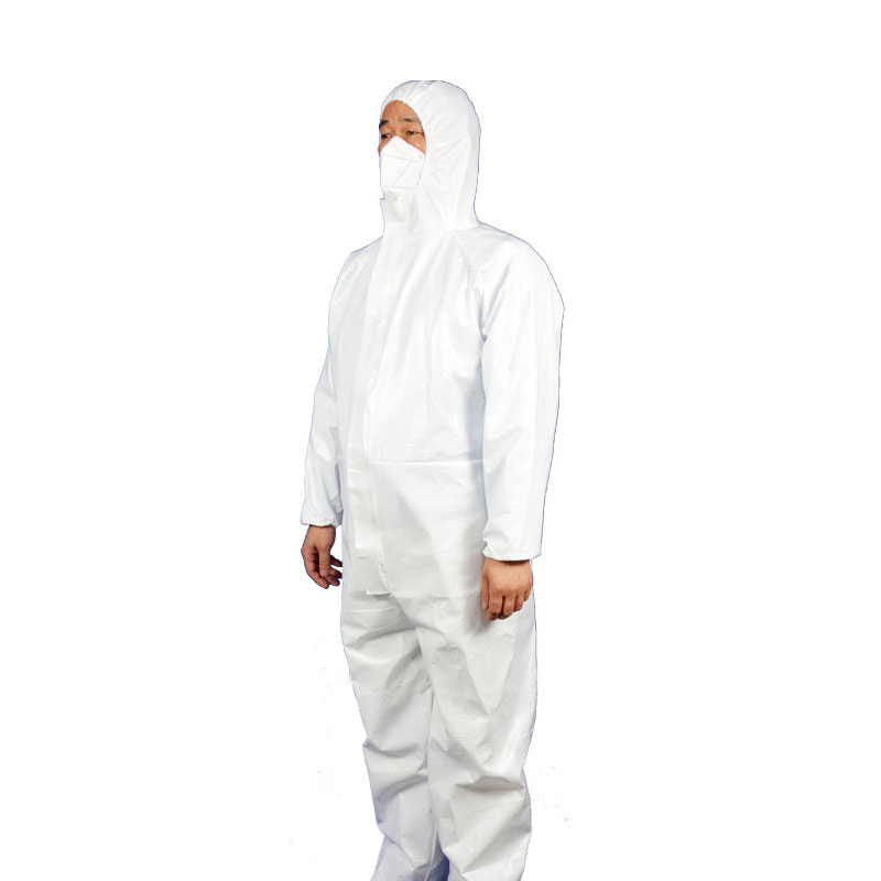 Mono desechable impermeable antistático de microporo ropa de protección