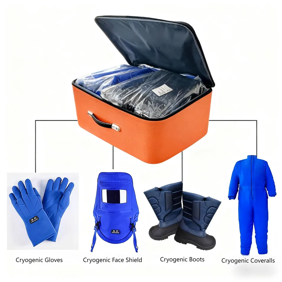 Traje de Protección de Nitrógeno Líquido, Protección Corporal Completa, Traje Criogénico para Uso en Laboratorio e Industrial, Ropa Protectora Ln2