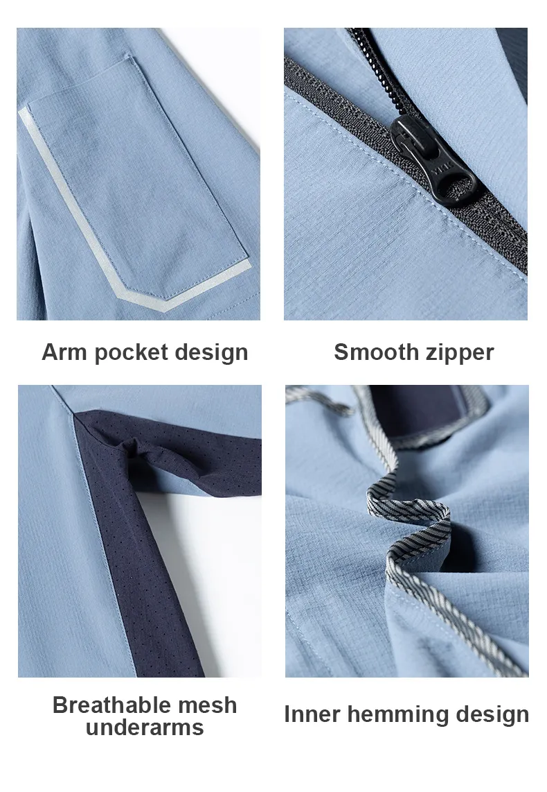Camisa de trabajo de manga corta para hombres, de secado rápido, resistente al aceite, con múltiples bolsillos, ideal para la construcción y el trabajo en el suelo de la fábrica
