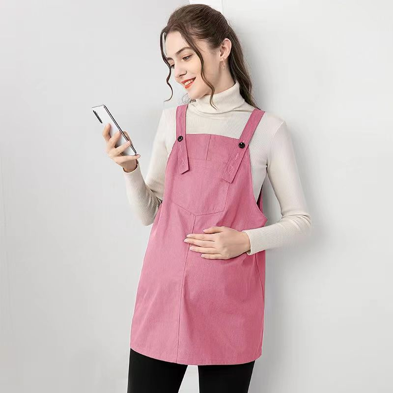 Ropa de protección contra la radiación para mujeres embarazadas, chalecos, vestido, bolsillo para el vientre