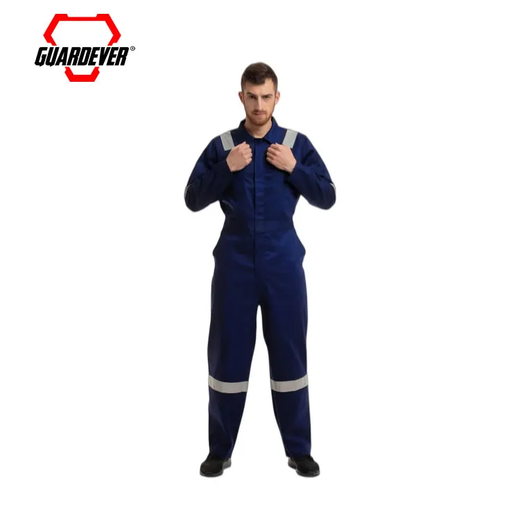 Certificado CE Proban Arc Flash Resistente a Llamas Cat 2 A Prueba de Fuego Soldadura Cat2 Ropa de Trabajo Color Marina