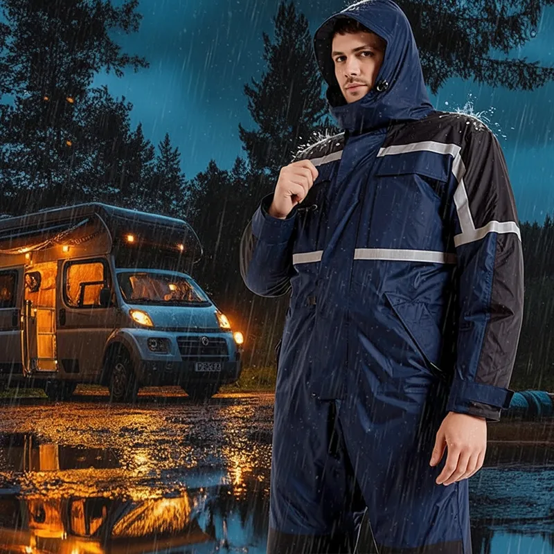 Uniformes protectores impermeables personalizados, overoles reflectantes de seguridad, ropa de trabajo para hombres