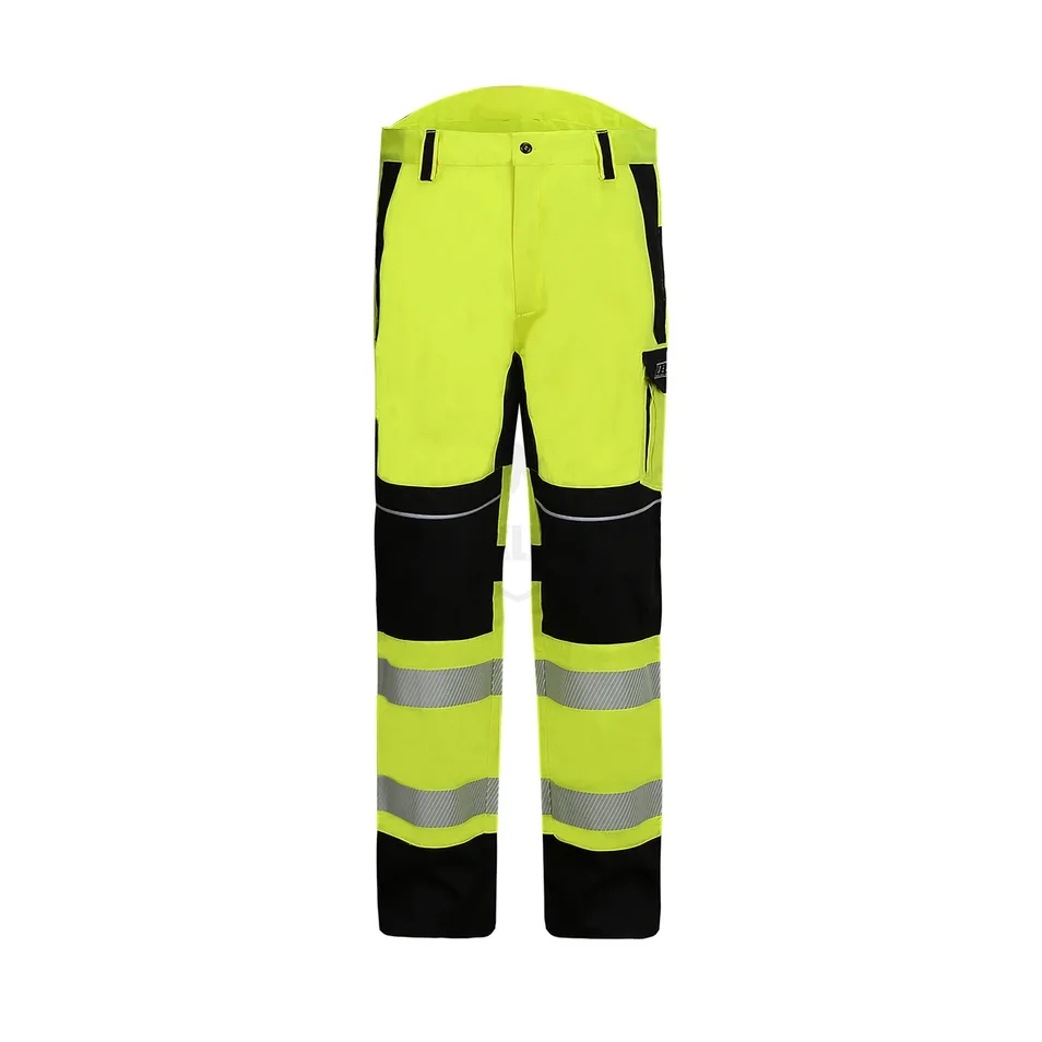 Chaqueta de seguridad industrial de alta visibilidad CE Certificada En ISO 20471 resistente a las llamas, antiestática y contra arcos eléctricos