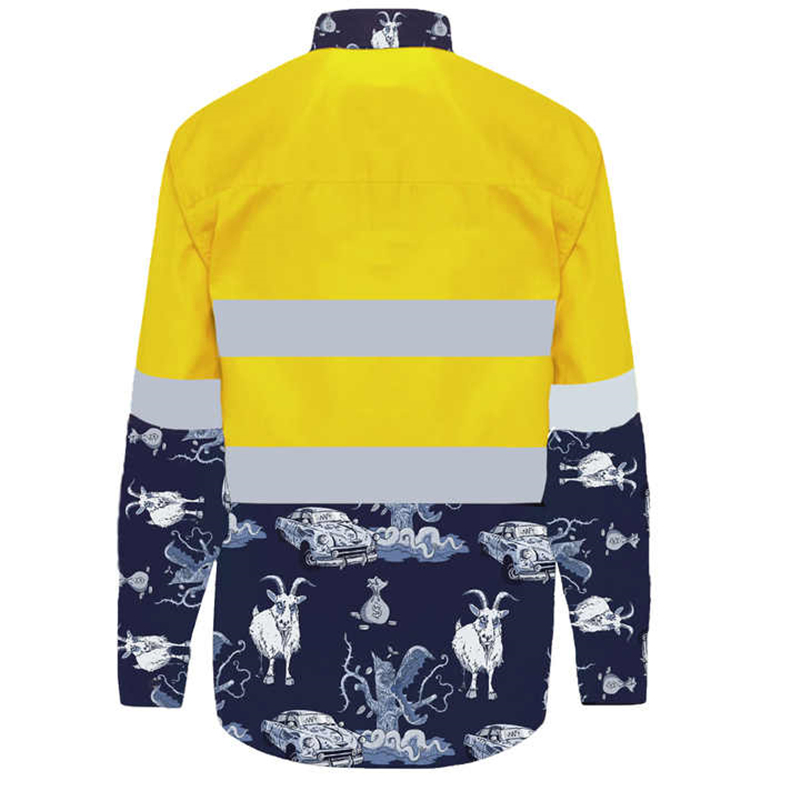 Precio de fábrica ropa de trabajo de algodón de alta visibilidad personalizada para construcción y seguridad