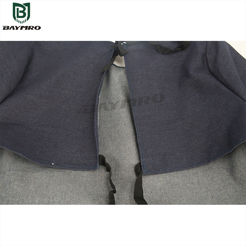 Ropa de soldador reversible de cuero de vaca, ropa protectora ignífuga, ropa de trabajo para soldadores En 13911