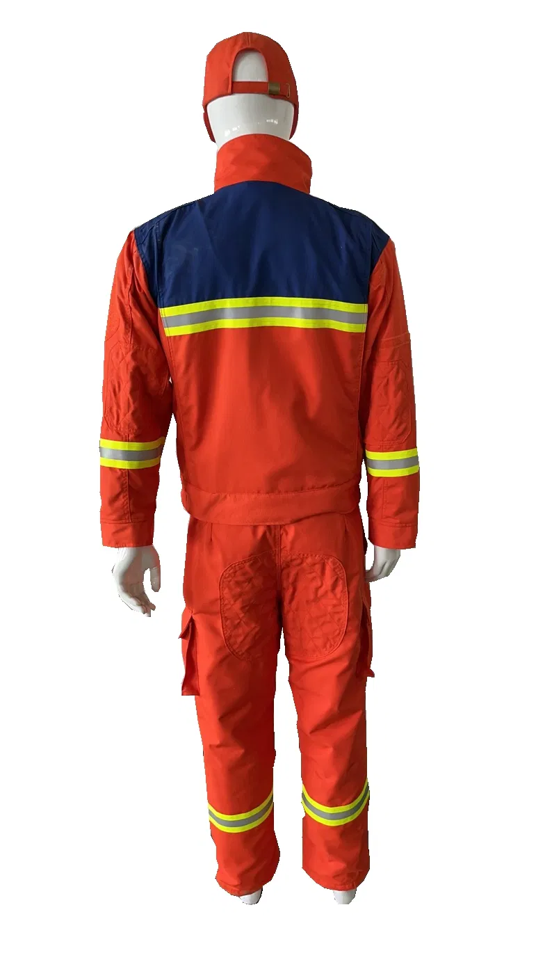 Nueva ropa de trabajo, ropa de seguridad, equipo de intervención, ropa de seguridad para bomberos, ropa aislante