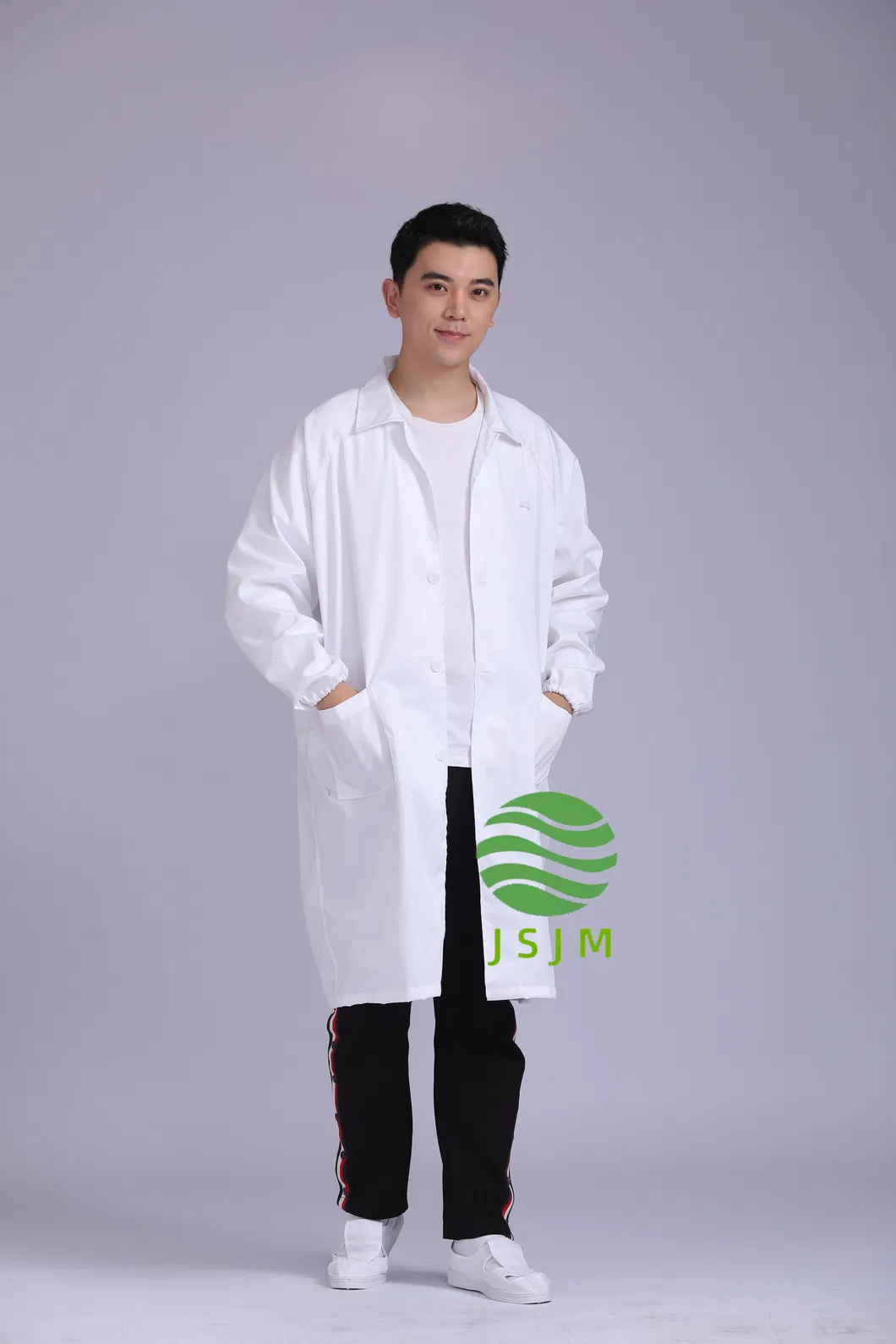 Batas blancas médicas para salas limpias
