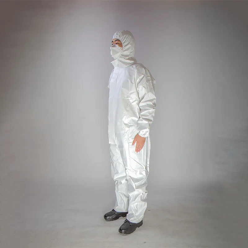 Ropa de Seguridad OEM En14126 Traje de Protección Uniforme de Trabajo Impermeable Ropa Protectora Desechable