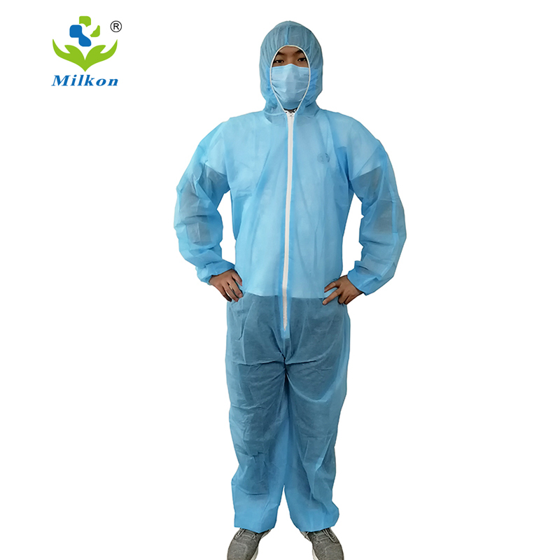 Buen precio del fabricante chino traje de protección médica contra radiaciones buena calidad ropa protectora de tela no tejida