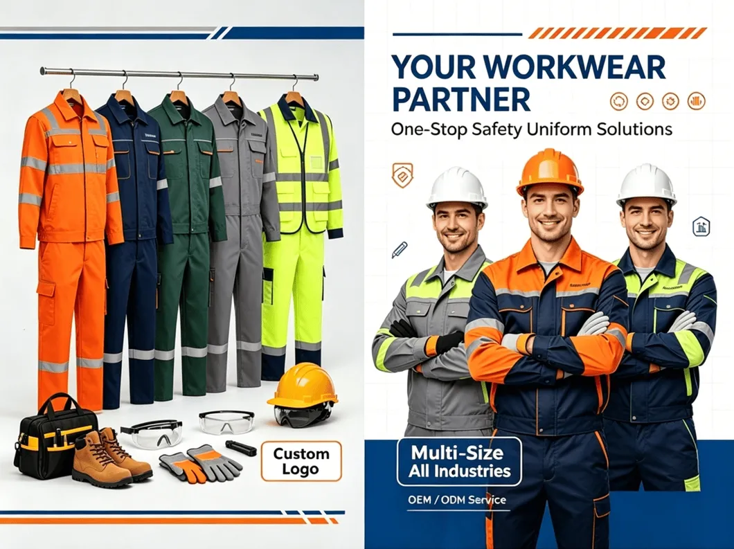 Chaqueta de trabajo protectora unisex para invierno con forro interior desmontable, ropa de seguridad para fábrica y taller