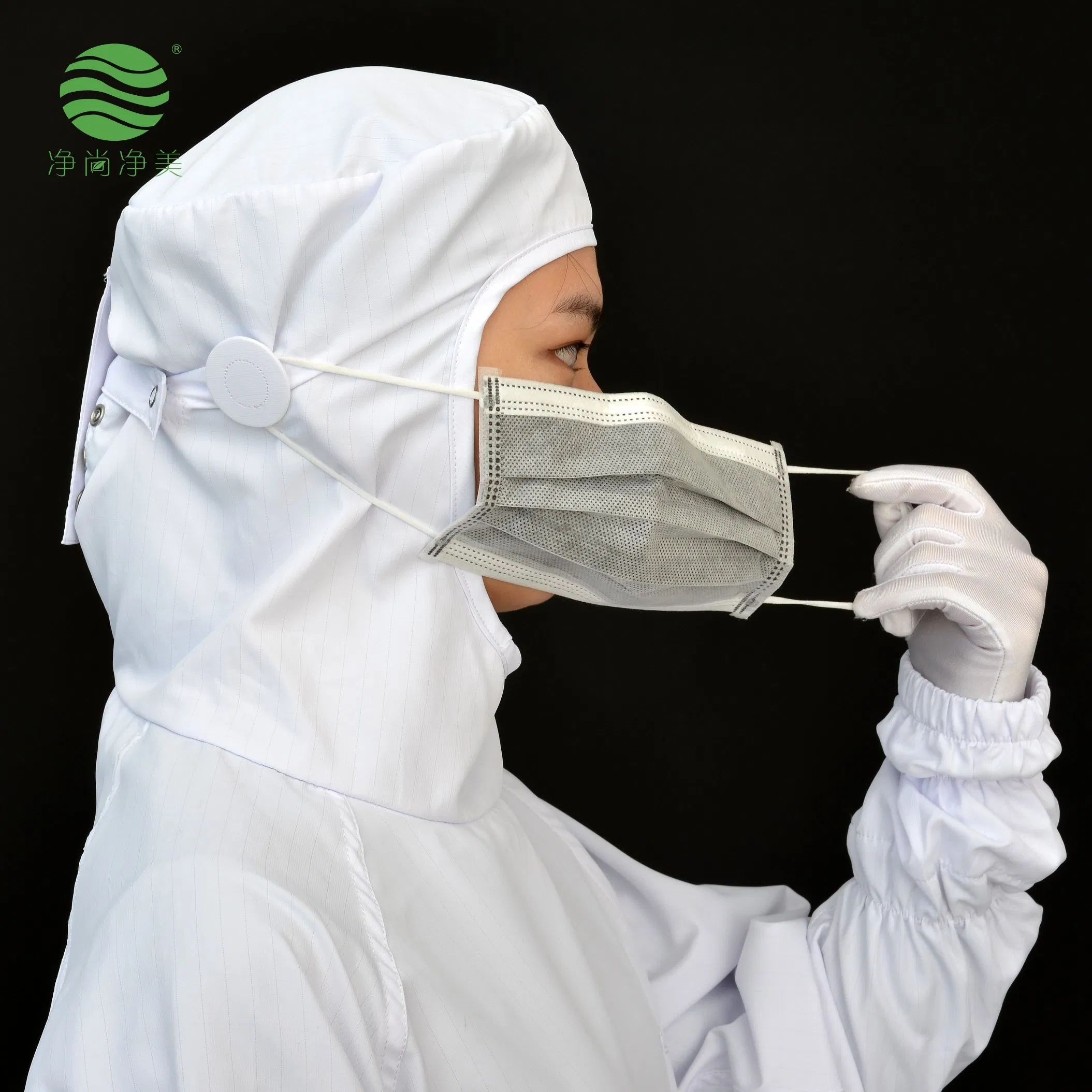 Jsjm1028-8 Ropa de seguridad antiestática ESD con capucha impermeable de fábrica china