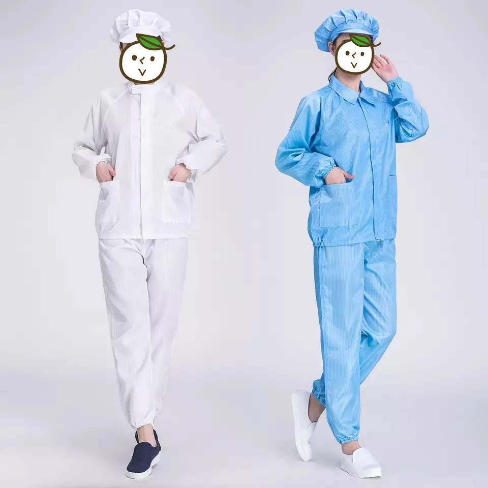 Abrigo de laboratorio limpio ESD ropa antiestática prendas