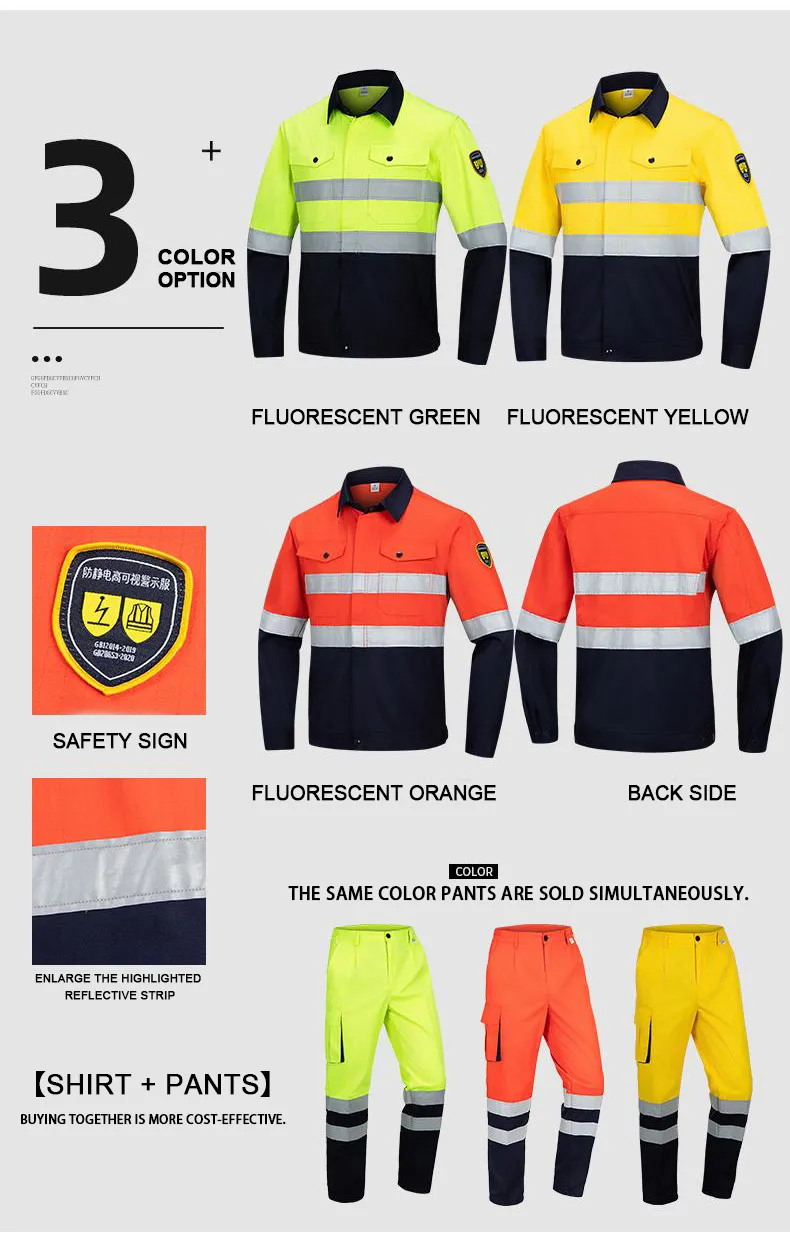 Ropa de Trabajo Protectora Uniforme Industrial