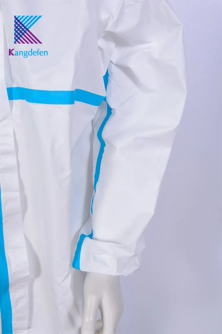 Mono desechable de seguridad impermeable, ropa médica de protección, bata de aislamiento