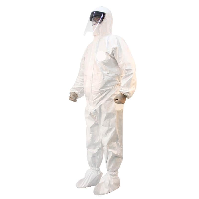 Mono con capucha unisex antiestático, a prueba de polvo, traje de trabajo, ropa de aislamiento químico, ropa de seguridad, resistente al aceite