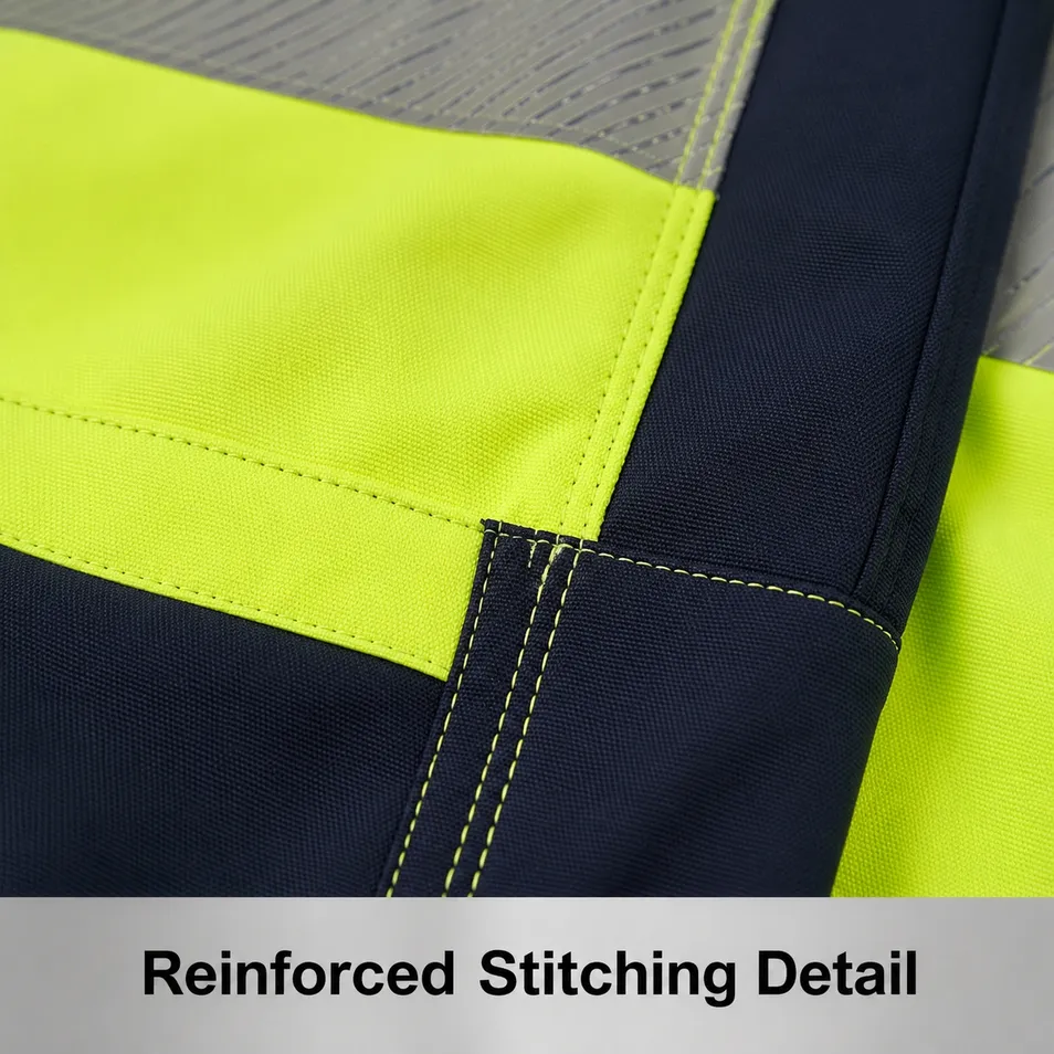 Chaqueta de seguridad industrial de alta visibilidad