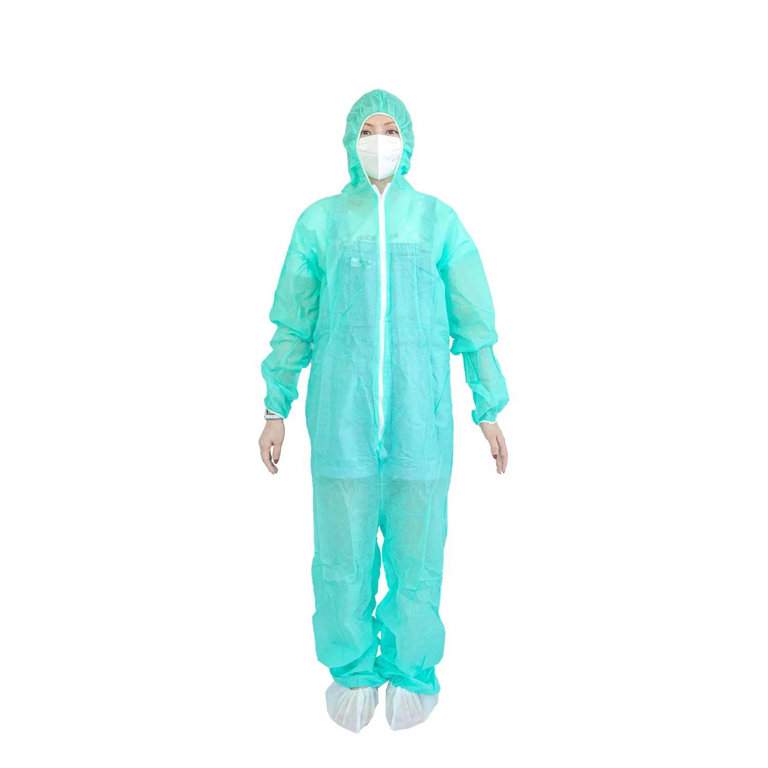 Ropa de aislamiento protectora desechable médica