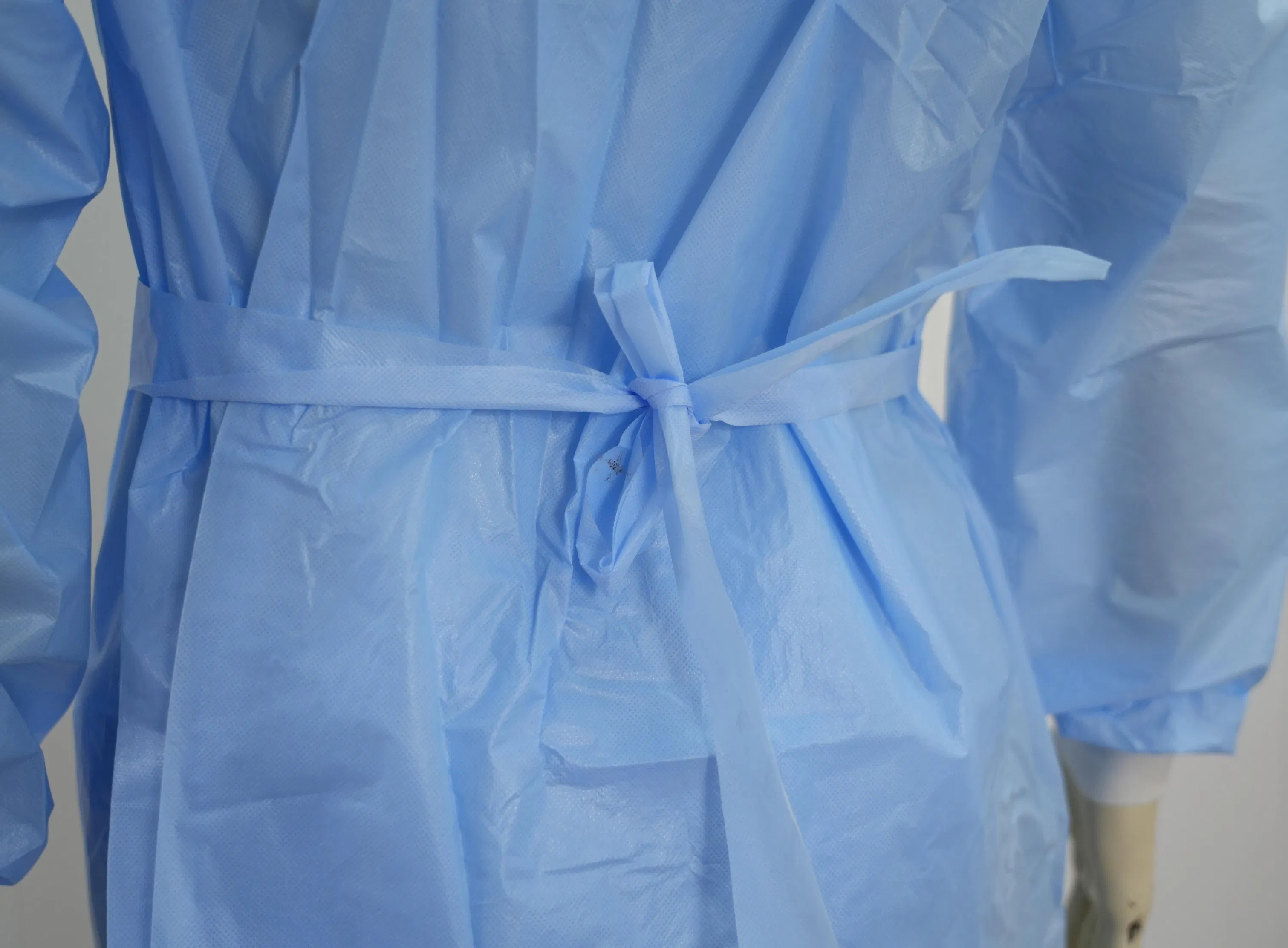 Ropa protectora desechable para profesionales médicos, ropa de aislamiento, ropa de trabajo estándar médica