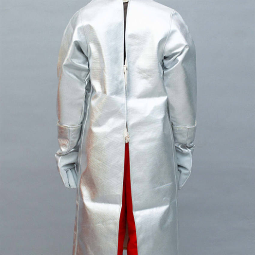 Ropa de trabajo de aluminio resistente al fuego con aislamiento térmico de aramida CE