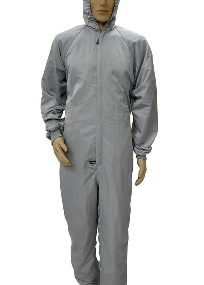 Ropa de trabajo ESD de pintura en spray libre de polvo para salas limpias y talleres