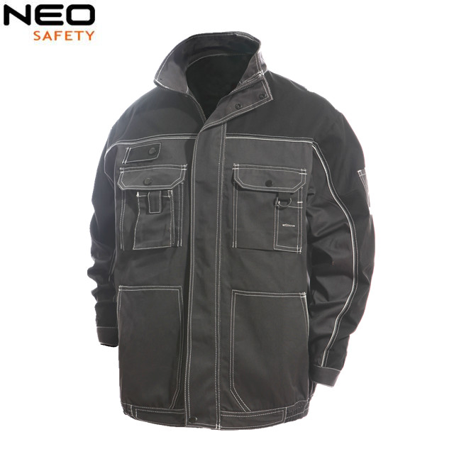 Overoles de soldadura personalizados con logo, multi-bolsillos, chaquetas para hombres, uniforme de trabajo para la construcción