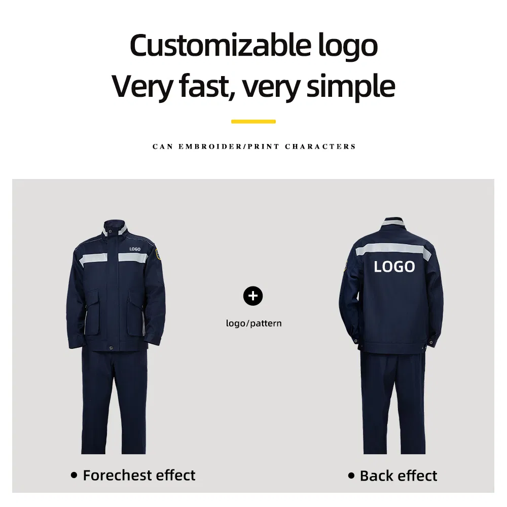 Ropa de trabajo duradera y retardante de llama, vestimenta de seguridad protectora para soldadura, minería, ropa a prueba de fuego, uniformes