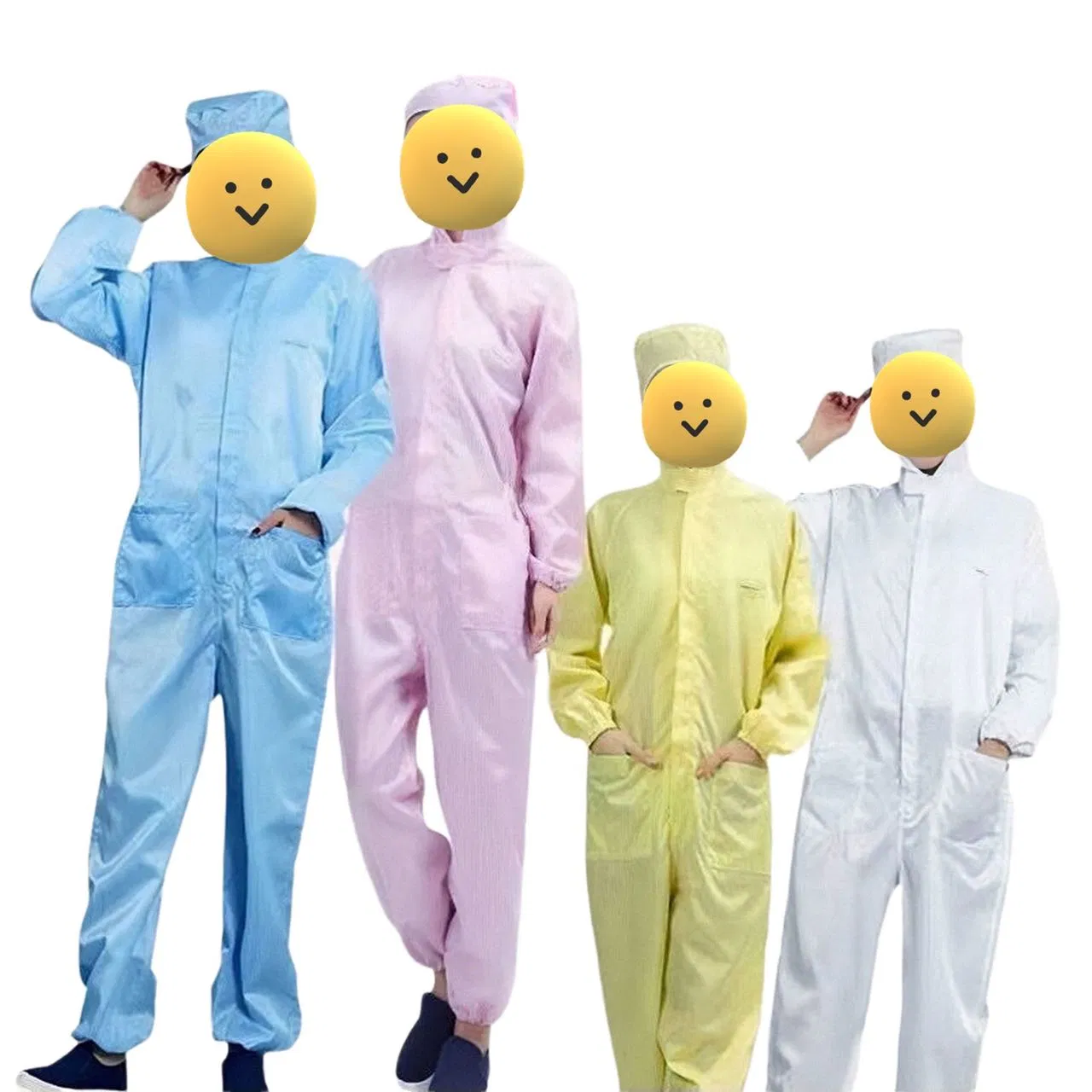 Uniformes de trabajo al por mayor, bata de laboratorio antiestática, ropa protectora para uso en sala limpia