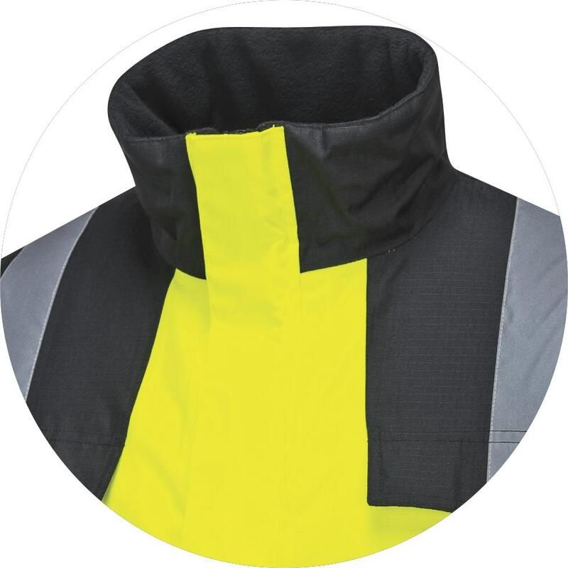 Chaqueta reflectante de protección personal para la construcción, ropa de trabajo, vestimenta de seguridad laboral