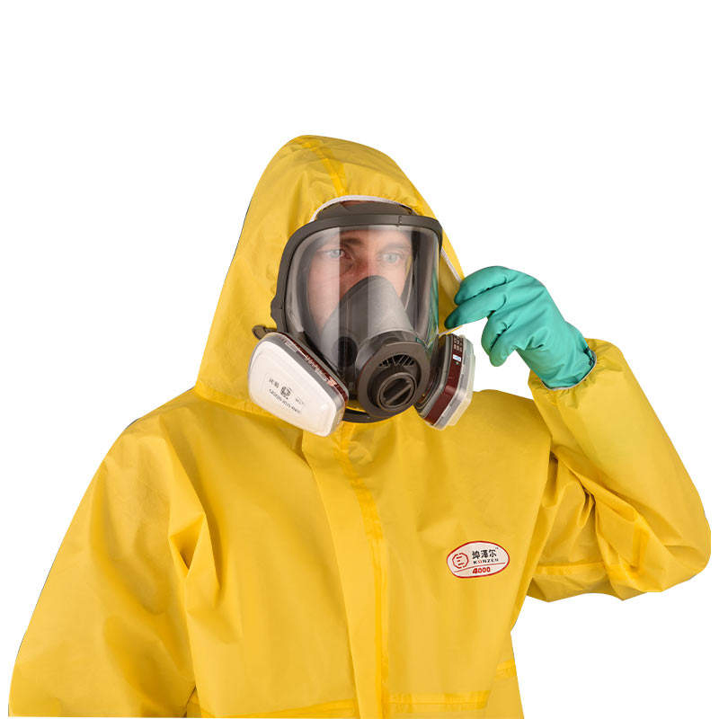 Proveedor de trajes desechables de EPI, ropa de protección, overoles desechables, ropa protectora química