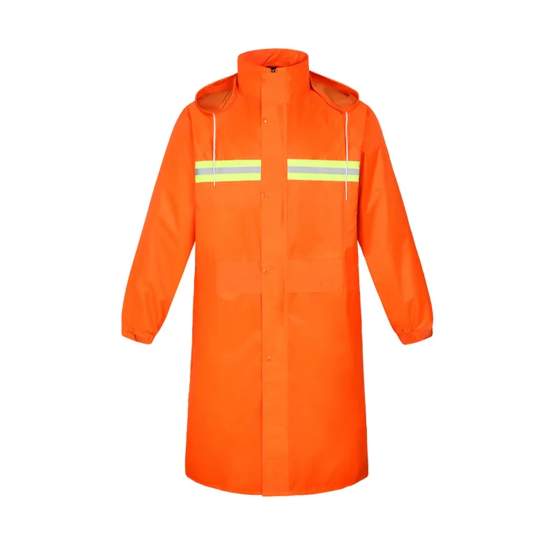 Chaqueta de lluvia reflectante cómoda y elegante