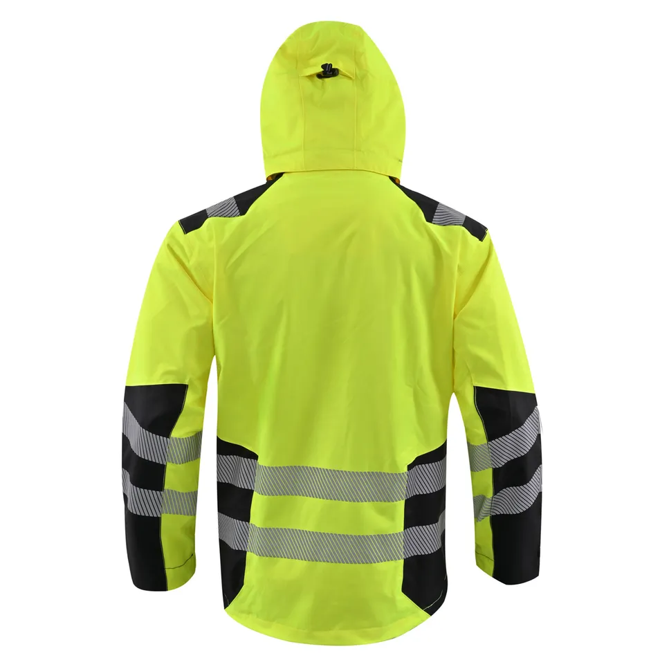 Chaqueta de seguridad de alta visibilidad para trabajo al aire libre, ropa de trabajo protectora para hombres