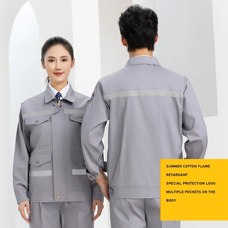 Cinta Reflectante Uniforme de Seguridad para Personal Industrial Ropa de Trabajo Antiestática Protectora