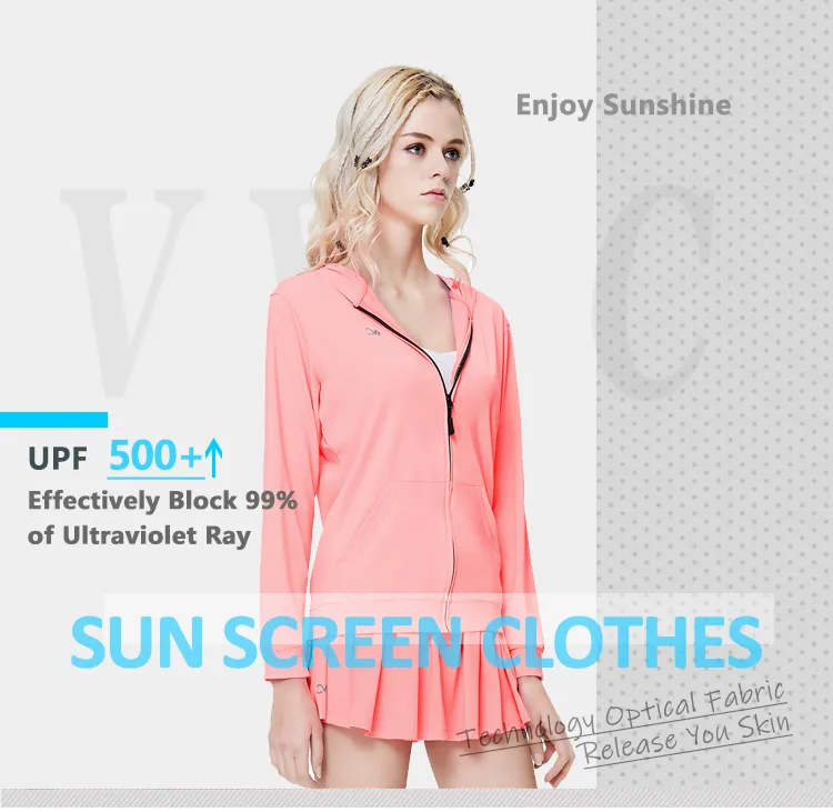 Ropa de Verano para Mujeres, Chaqueta Protectora Solar UV50 Estilosa, Ligera