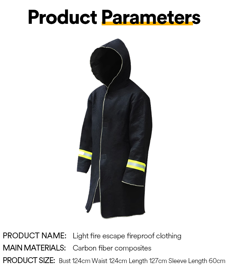 Ropa de escape de emergencia ignífuga resistente a altas temperaturas 2912f retardante de llama