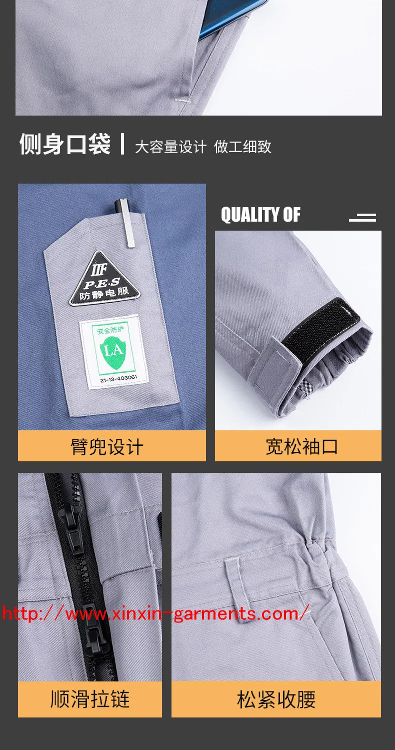 Todo tipo de ropa de trabajo protectora reflectante, camisa y pantalones (W2364)