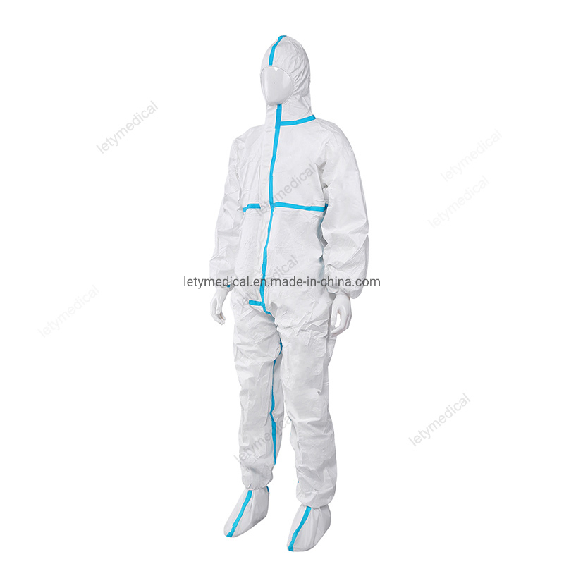 Ropa protectora médica desechable, batas de operación para hospitales, bata de aislamiento médica desechable