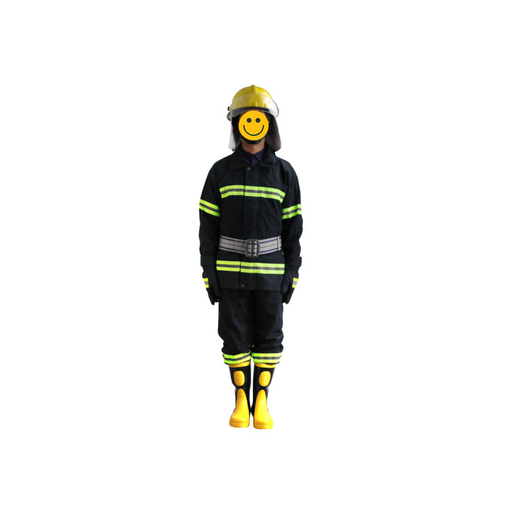 Conjunto de cinco piezas de ropa protectora resistente al fuego, retardante de llama y aislante térmico