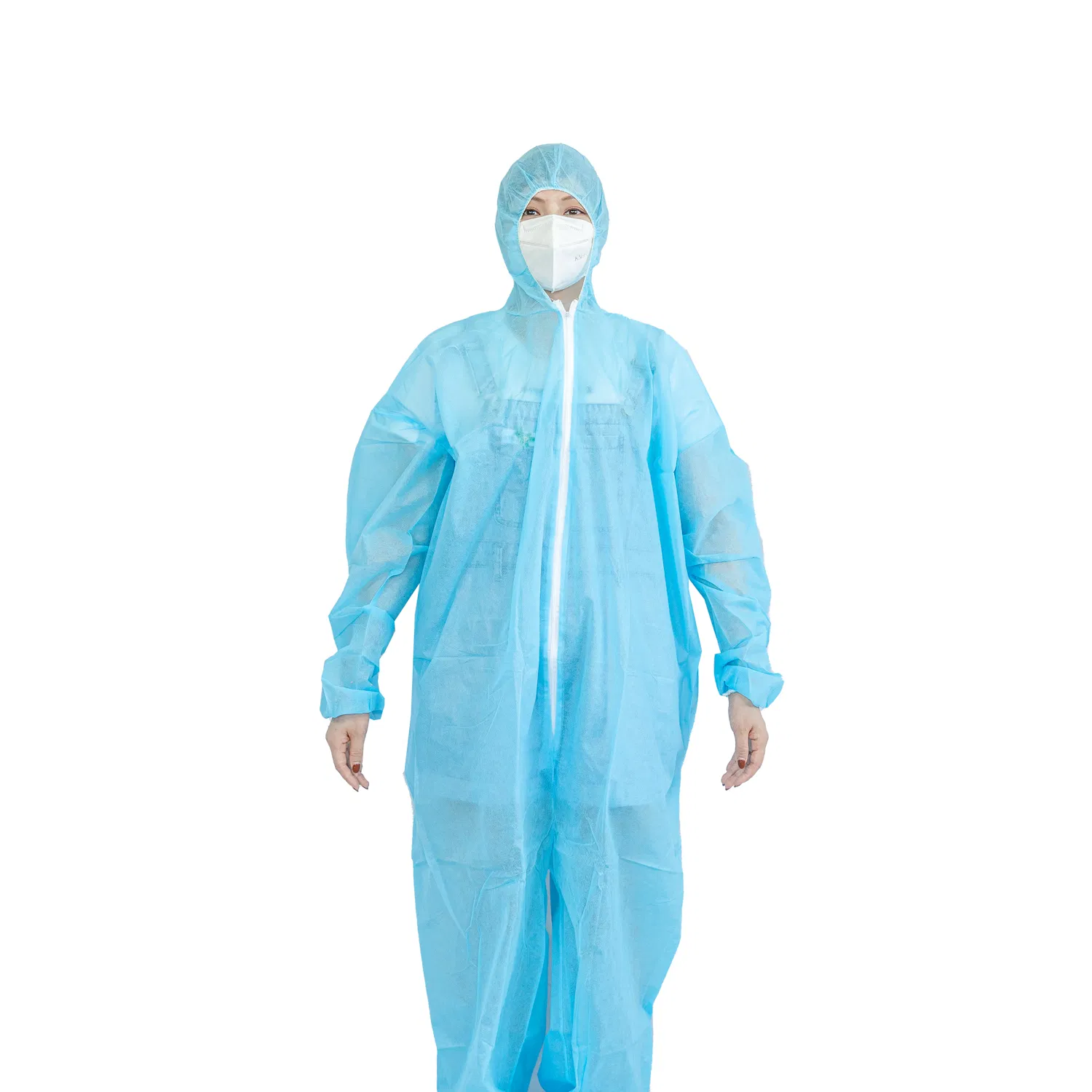 Ropa de aislamiento protectora desechable médica