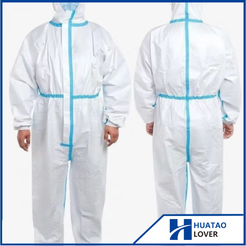 Ropa de protección desechable médica, batas de aislamiento