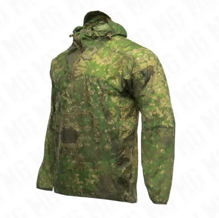 Ropa táctica camuflada con capucha protectora solar para entrenamiento al aire libre al por mayor