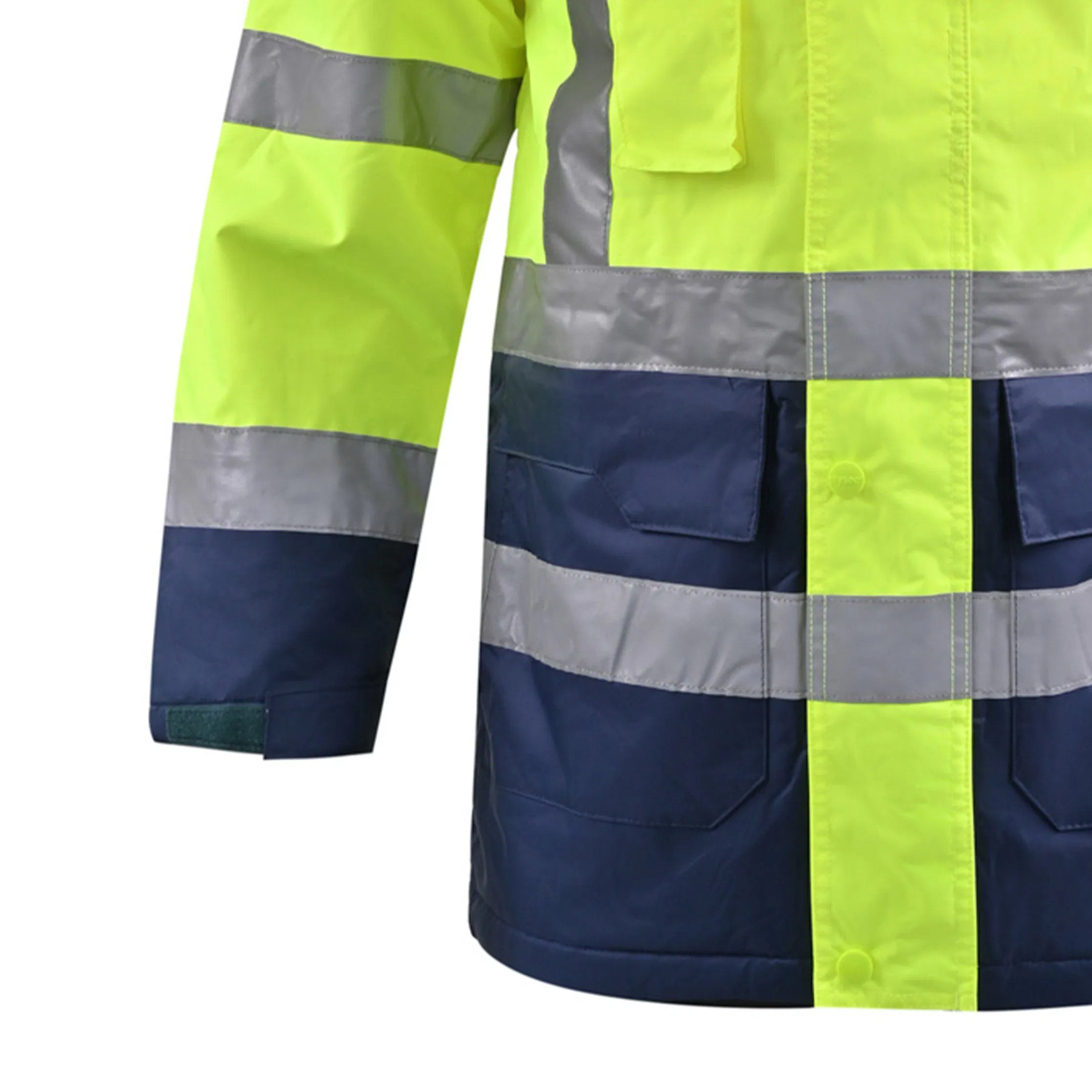 Chaqueta de alta visibilidad profesional para seguridad, ropa de trabajo protectora al aire libre